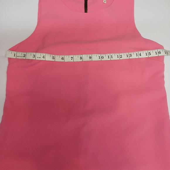 Monteau Pink Scallop Hem Sleeveless Dress - Size Small - Picture 4 of 9